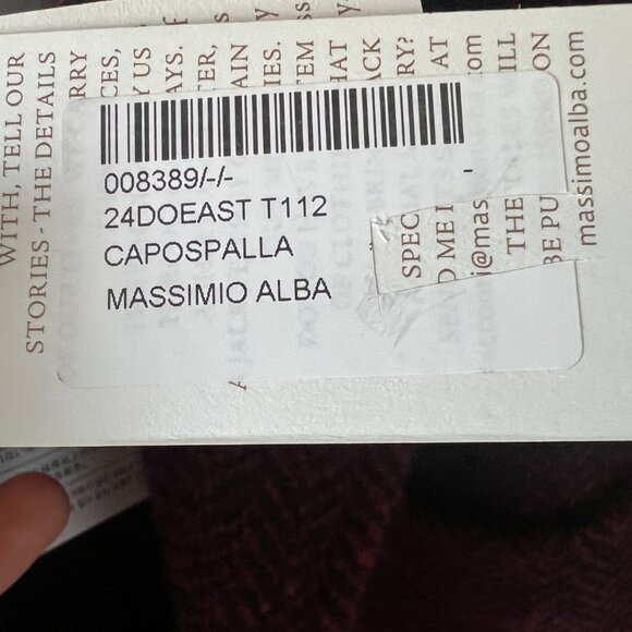 Massimo Alba Herringbone Watercolor Wool Jacket, BNWT, 42US/52EU- RRP $795 - Picture 9 of 10